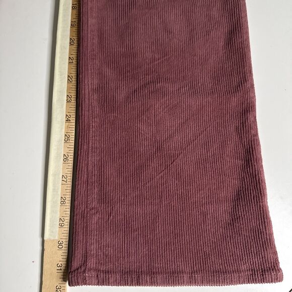 Modern American 26 Corduroy Marley Vintage Mauve Wide Leg Pants NWT - Picture 10 of 12